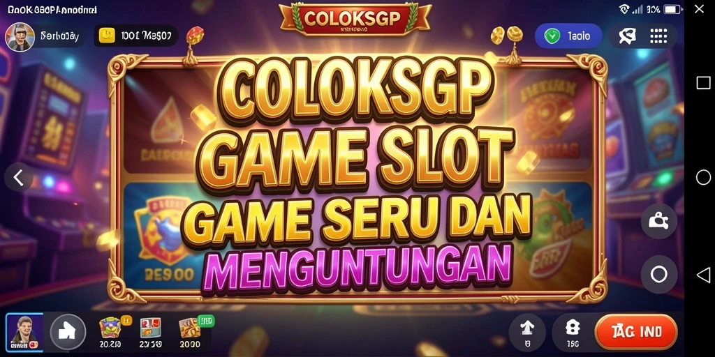 Tangkapan layar gameplay COLOKSGP yang menarik dan menyenangkan.
