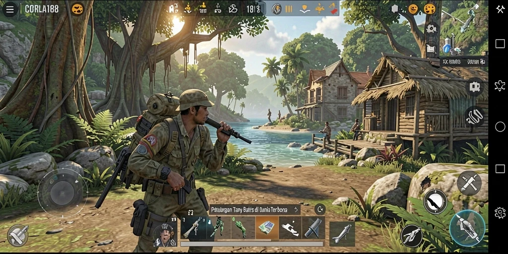Gameplay Open World yang menakjubkan di CORLA188.