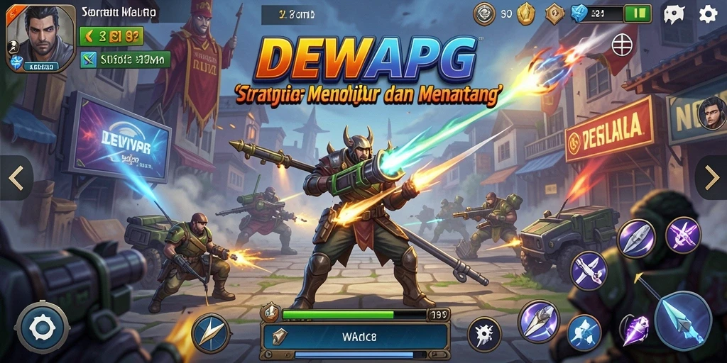 Tampilan gameplay DEWAPG yang menarik dengan elemen strategi SLG.