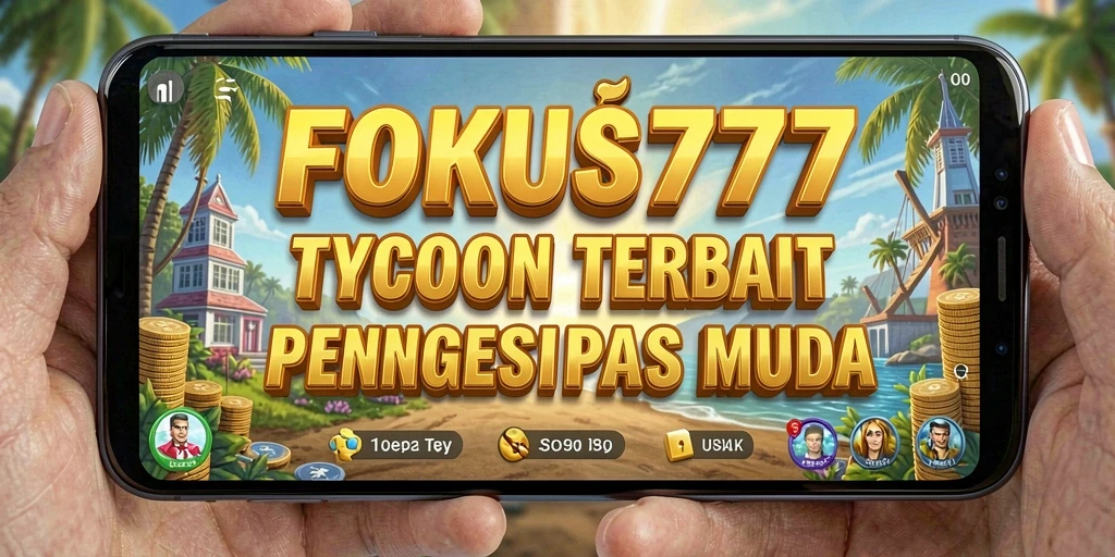 Tampilan gameplay menarik dari FOKUS777 yang menampilkan manajemen bisnis.
