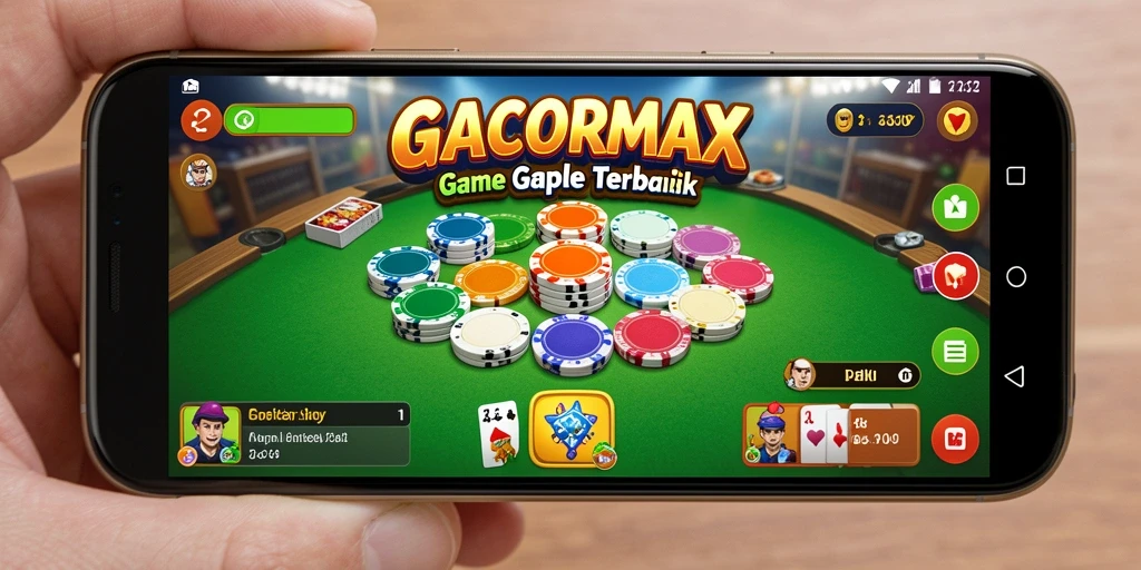 Tampilan gameplay GACORMAX yang menarik dengan pengalaman Gaple yang seru.