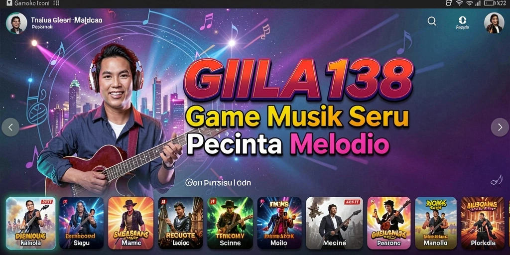Tampilan gameplay seru dan penuh warna dari GILA138.