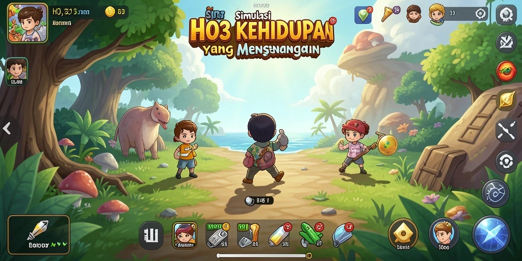 Tampilan gameplay H03 yang memukau dan interaktif di dunia simulasi.