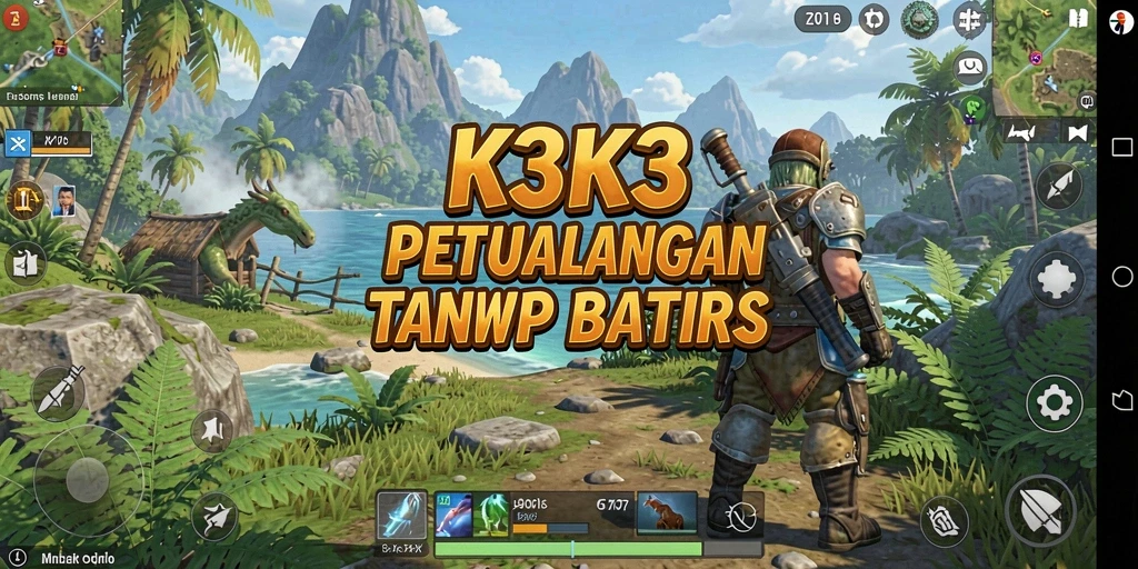 Gameplay K3K3 yang menampilkan eksplorasi dunia terbuka yang mendalam.