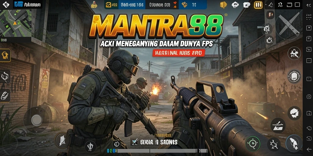Screenshot gameplay aksi seru dari MANTRA88.
