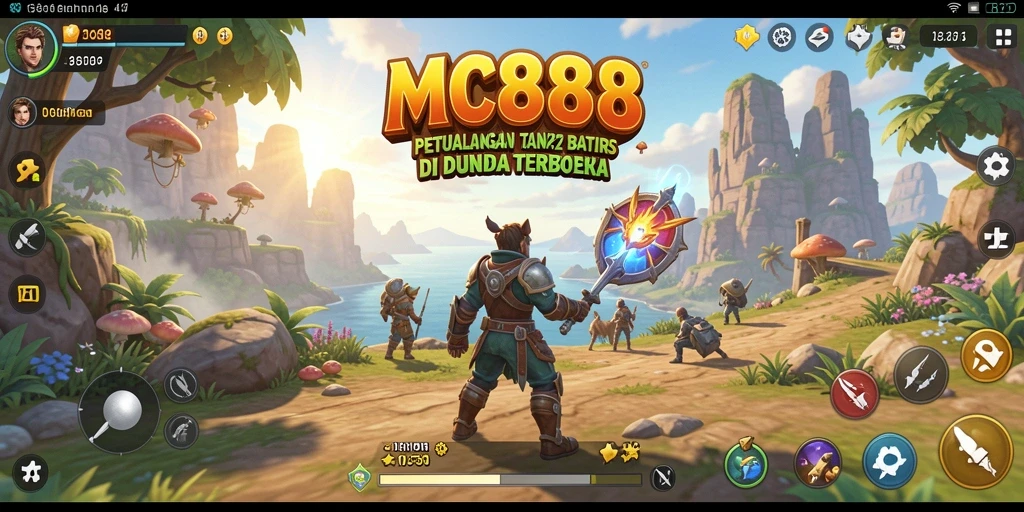 Gameplay seru di dunia terbuka MC888 yang mendebarkan.