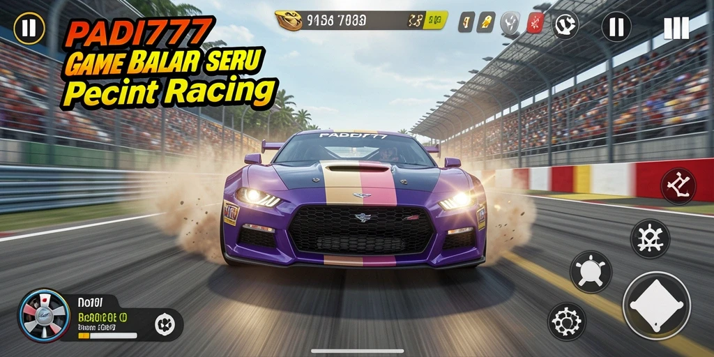 Gameplay balapan yang menegangkan dan realistis di PADI777.
