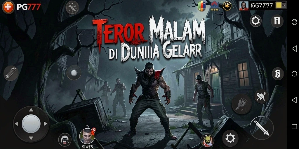 Tangkapan layar dari gameplay PG777 yang mendebarkan dan menakutkan.