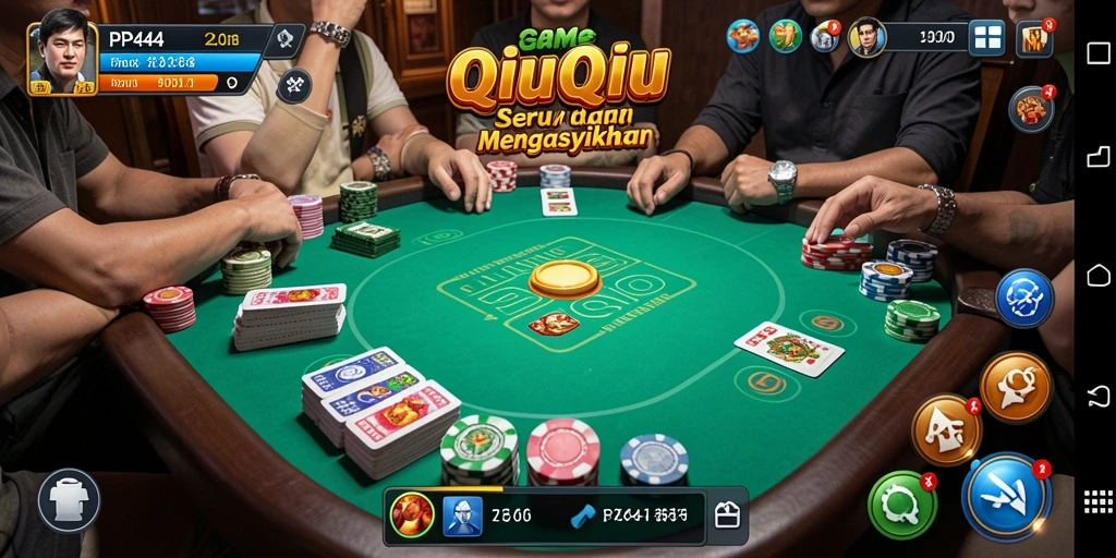 Gameplay seru PP444 dalam QiuQiu dengan visual yang menarik.