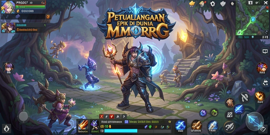 Tampilan gameplay seru dan dinamis di PRG007 yang membawa Anda ke dunia petualangan.