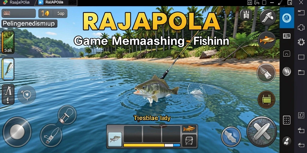 Tangkapan ikan dalam gameplay RAJAPOLA yang memikat.