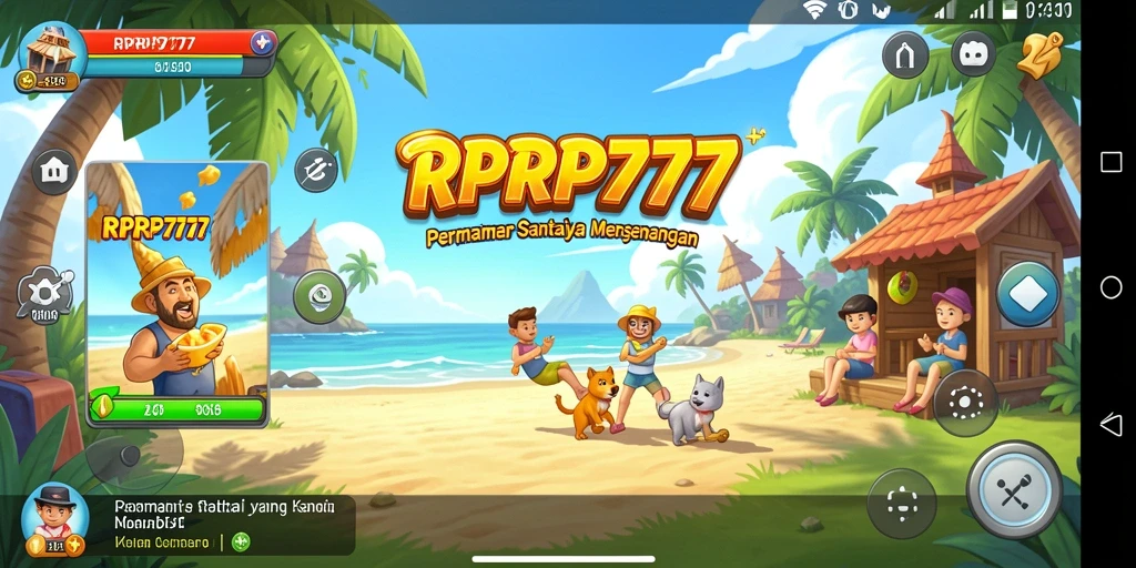 Tampilan menyenangkan dari gameplay RPRP777.