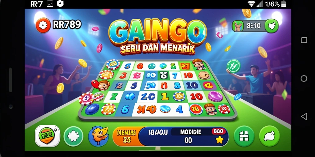 Tampilan gameplay seru dari RR789 dengan banyak hadiah Bingo.