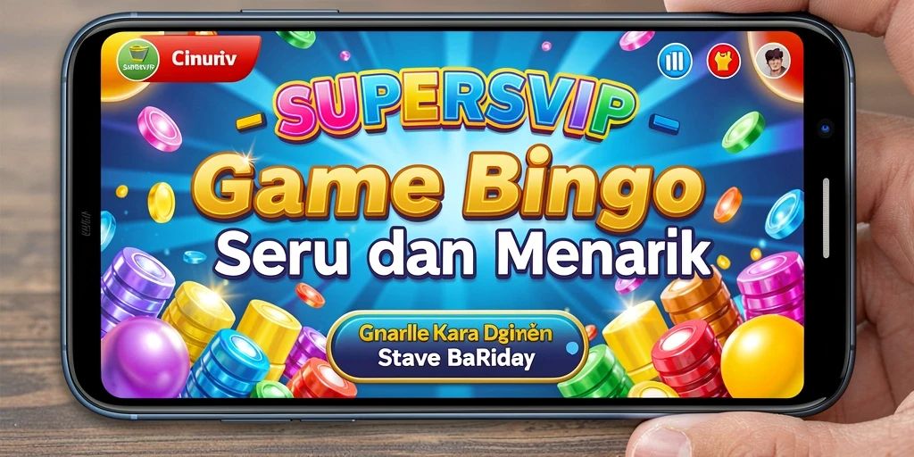 Tampilan gameplay Bingo yang seru dan interaktif di SUPERSVIP.