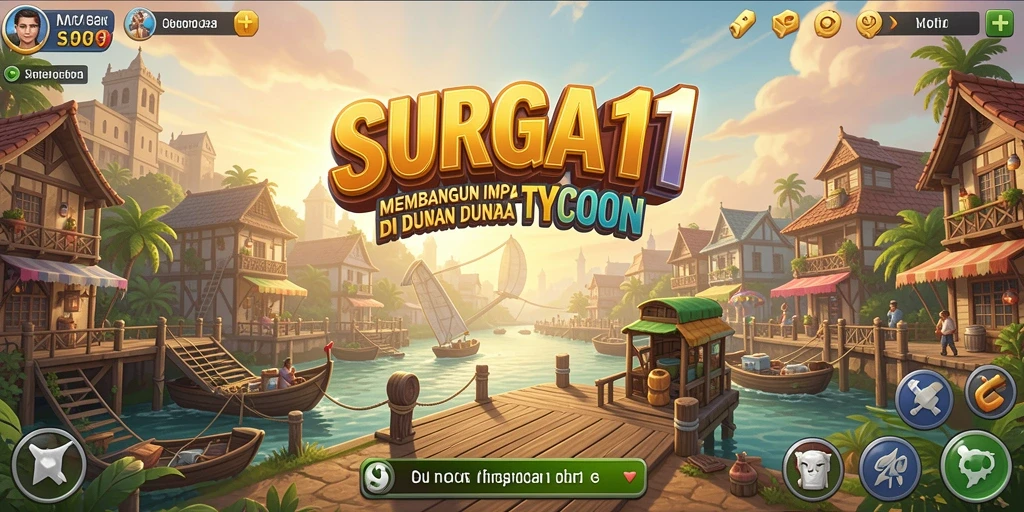 Gameplay SURGA11 yang menarik dengan elemen bisnis yang mendalam.
