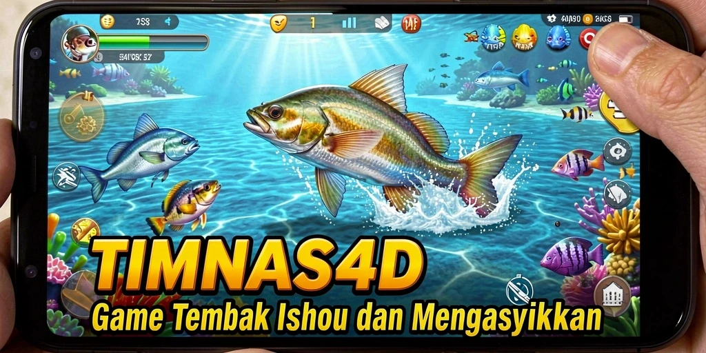 Gameplay seru menembak ikan di TIMNAS4D.